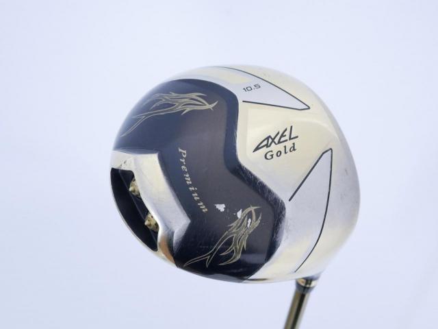 Driver : Tsuruya : Tsuruya AXEL Gold Premium (460cc. ตัวท๊อป หน้าเด้ง Non-Conform ของใหม่ 4 หมื่น) Loft 10.5 Flex R