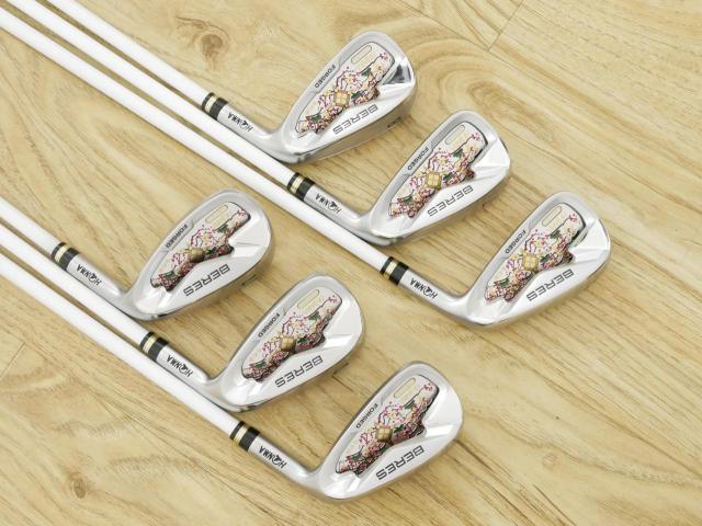 Iron set : Honma : ชุดเหล็ก Honma Beres AIZU (รุ่นปี 2023) มีเหล็ก 6-11 (6 ชิ้น เทียบเท่า 5-Pw) ก้าน Honma ARMRQ MX Flex S (2 ดาว)