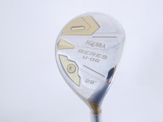 Fairway Wood : Honma : **ก้าน 4 ดาว ของใหม่ ยังไม่แกะพลาสติก** ไม้กระเทย Honma Beres U-06 (ออกปี 2018) Loft 28 ก้าน ARMRQ X (47) Flex R (4 ดาว)