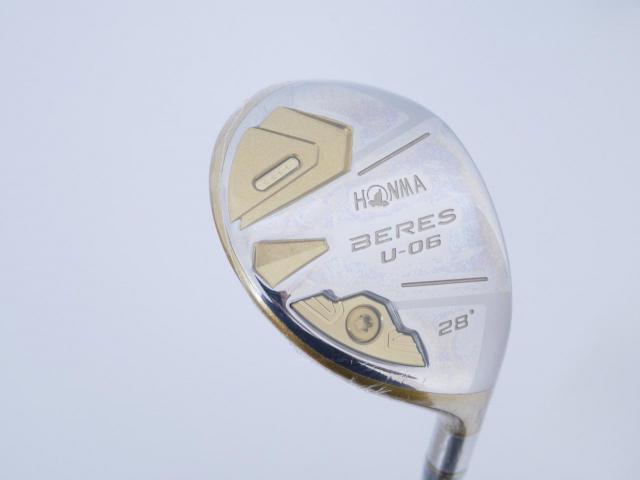 Fairway Wood : Honma : **ก้าน 4 ดาว ของใหม่ ยังไม่แกะพลาสติก** ไม้กระเทย Honma Beres U-06 (ออกปี 2018) Loft 28 ก้าน ARMRQ X (47) Flex R (4 ดาว)