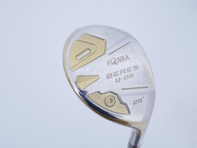 Fairway Wood : Honma : **ก้าน 4 ดาว ของใหม่ ยังไม่แกะพลาสติก** ไม้กระเทย Honma Beres U-06 (ออกปี 2018) Loft 28 ก้าน ARMRQ X (47) Flex R (4 ดาว)