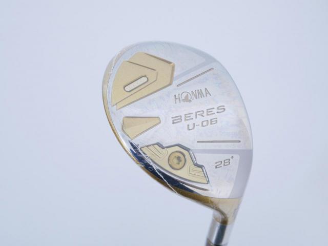 Fairway Wood : Honma : **ก้าน 4 ดาว ของใหม่ ยังไม่แกะพลาสติก** ไม้กระเทย Honma Beres U-06 (ออกปี 2018) Loft 28 ก้าน ARMRQ X (47) Flex SR (4 ดาว)