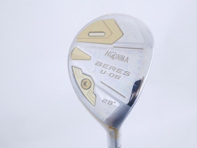 Fairway Wood : Honma : **ก้าน 4 ดาว ของใหม่ ยังไม่แกะพลาสติก** ไม้กระเทย Honma Beres U-06 (ออกปี 2018) Loft 28 ก้าน ARMRQ X (47) Flex SR (4 ดาว)