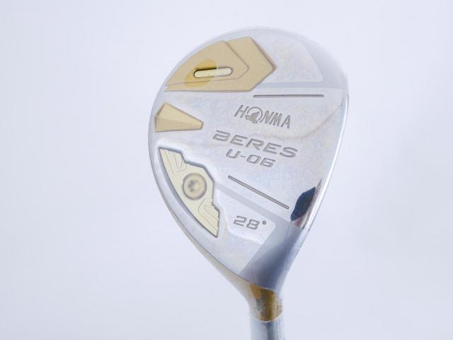 Fairway Wood : Honma : **ก้าน 4 ดาว ของใหม่ ยังไม่แกะพลาสติก** ไม้กระเทย Honma Beres U-06 (ออกปี 2018) Loft 28 ก้าน ARMRQ X (47) Flex SR (4 ดาว)