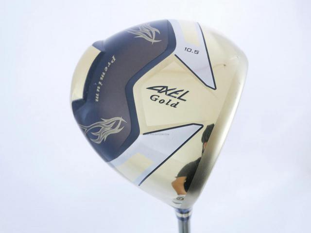 Driver : Tsuruya : Tsuruya AXEL Gold Premium (460cc. ตัวท๊อป หน้าเด้ง Non-Conform ของใหม่ 4 หมื่น) Loft 10.5 Flex S