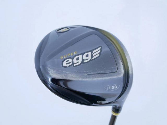 Driver : PRGR : ไดรเวอร์ PRGR Super EGG (ปี 2019 หน้าเด้งเกินกฏ COR 0.86) Loft 10.5 ก้าน M-37 Flex R