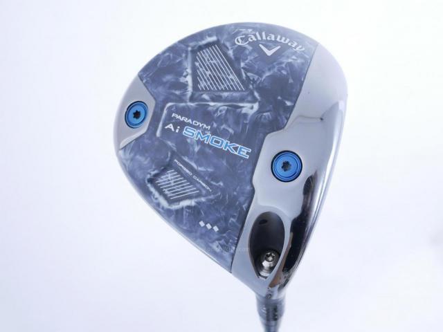 Driver : Callaway : ไดรเวอร์ Callaway Paradym Ai SMOKE Triple Diamond (รุ่นล่าสุด ปี 2024 Low Spin สุดๆๆ) Loft 9 (ปรับได้) ก้าน Mitsubishi TENSEI 65 Flex S