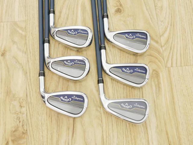 Iron set : Callaway : ชุดเหล็ก Callaway Paradym X (รุ่นปี 2023 Japan Spec.) มีเหล็ก 6-Pw,Aw (6 ชิ้น) ก้านกราไฟต์ Fujikura VENTUS TR 5 Flex R