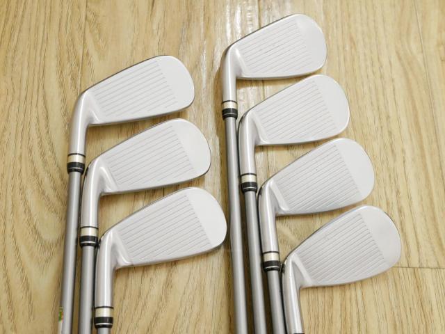 Iron set : PRGR : ชุดเหล็ก PRGR Egg PF Forged (รุ่นปี 2019 ตีง่ายและไกลมากๆ โกงสุดๆ) มีเหล็ก 5-Pw,Aw (7 ชิ้น) ก้านกราไฟต์ M-40 Flex SR