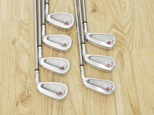 Iron set : PRGR : ชุดเหล็ก PRGR Egg PF Forged (รุ่นปี 2019 ตีง่ายและไกลมากๆ โกงสุดๆ) มีเหล็ก 5-Pw,Aw (7 ชิ้น) ก้านกราไฟต์ M-40 Flex SR