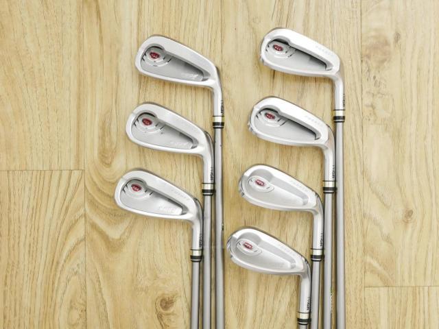 Iron set : PRGR : ชุดเหล็ก PRGR Egg PF Forged (รุ่นปี 2019 ตีง่ายและไกลมากๆ โกงสุดๆ) มีเหล็ก 7-Pw,Aw,As,Sw (7 ชิ้น) ก้านกราไฟต์ M-40 Flex SR