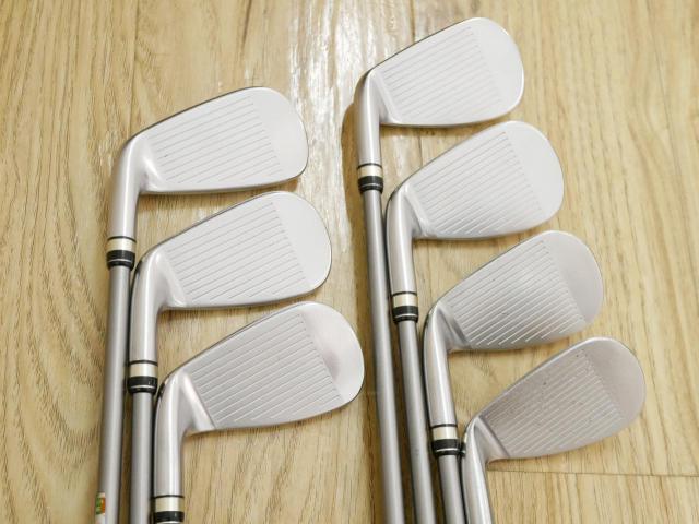 Iron set : PRGR : ชุดเหล็ก PRGR Egg PF Forged (รุ่นปี 2019 ตีง่ายและไกลมากๆ โกงสุดๆ) มีเหล็ก 7-Pw,Aw,As,Sw (7 ชิ้น) ก้านกราไฟต์ M-40 Flex SR