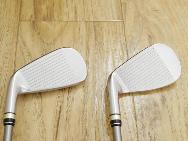 Iron set : PRGR : ชุดเหล็ก PRGR Egg PF Forged (รุ่นปี 2019 ตีง่ายและไกลมากๆ โกงสุดๆ) มีเหล็ก 7-Pw,Aw,As,Sw (7 ชิ้น) ก้านกราไฟต์ M-40 Flex SR