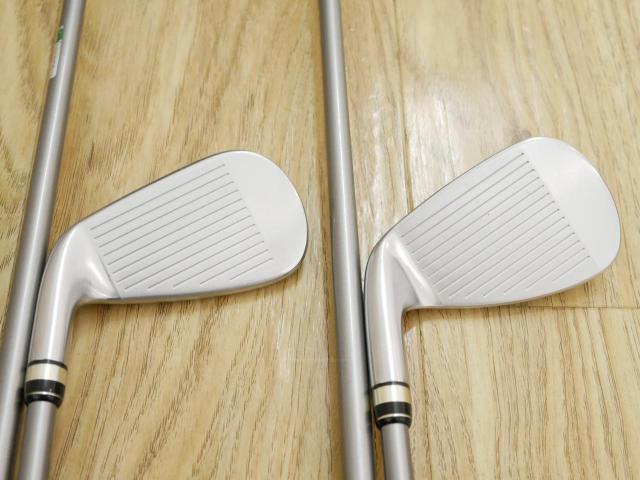 Iron set : PRGR : ชุดเหล็ก PRGR Egg PF Forged (รุ่นปี 2019 ตีง่ายและไกลมากๆ โกงสุดๆ) มีเหล็ก 7-Pw,Aw,As,Sw (7 ชิ้น) ก้านกราไฟต์ M-40 Flex SR