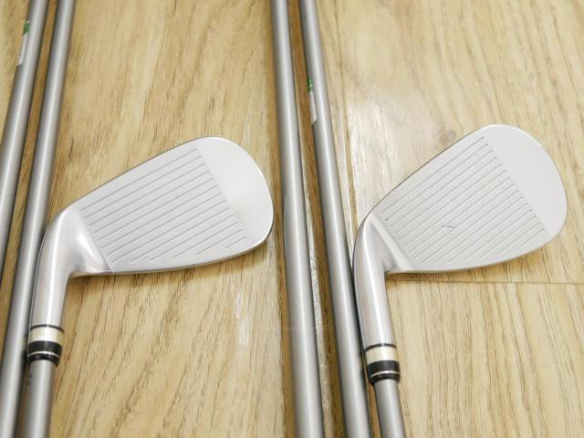 Iron set : PRGR : ชุดเหล็ก PRGR Egg PF Forged (รุ่นปี 2019 ตีง่ายและไกลมากๆ โกงสุดๆ) มีเหล็ก 7-Pw,Aw,As,Sw (7 ชิ้น) ก้านกราไฟต์ M-40 Flex SR