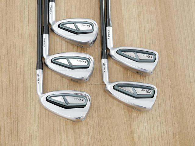 Iron set : Ping : ชุดเหล็ก Ping G730 (รุ่นล่าสุด ปี 2024 Japan Spec. ใบใหญ่ ง่ายที่สุด ไกลที่สุดของ Ping) มีเหล็ก 7-Pw,Aw (5 ชิ้น) ก้านกราไฟต์ Ping ALTA J CB Flex R