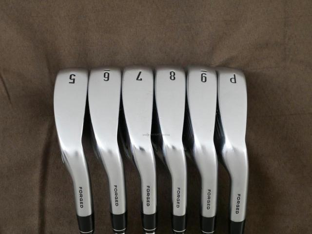 Iron set : Callaway : ชุดเหล็ก Callaway APEX DCB Forged (ปี 2022) มีเหล็ก 5-Pw (6 ชิ้น) ก้านเหล็ก NS Pro ZELOS 7 Flex R