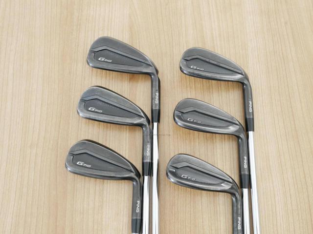 Iron set : Ping : ชุดเหล็ก Ping G710 (รุ่นปี 2021 Japan Spec. ใบใหญ่ ง่ายที่สุด ไกลที่สุดของ Ping) มีเหล็ก 6-Pw,Aw (6 ชิ้น) ก้านเหล็ก NS Pro 950 NEO Flex S