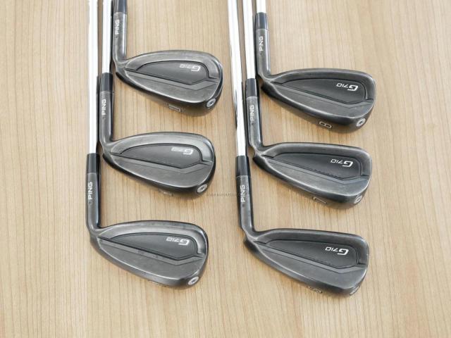 Iron set : Ping : ชุดเหล็ก Ping G710 (รุ่นปี 2021 Japan Spec. ใบใหญ่ ง่ายที่สุด ไกลที่สุดของ Ping) มีเหล็ก 6-Pw,Aw (6 ชิ้น) ก้านเหล็ก NS Pro 950 NEO Flex S