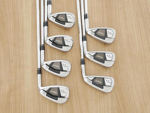 Iron set : Callaway : ชุดเหล็ก Callaway Rogue ST Max Fast (ออกปี 2022 ตีง่ายที่สุด ไกลสุดของ Callaway) มีเหล็ก 6-Pw,Aw,Gw (7 ชิ้น) ก้านเหล็ก NS Pro ZELOS 7 Flex S