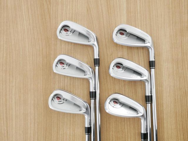 Iron set : PRGR : ชุดเหล็ก PRGR Egg PF Forged (รุ่นปี 2019 ตีง่ายและไกลมากๆ โกงสุดๆ) มีเหล็ก 6-Pw,Aw (6 ชิ้น) ก้านเหล็ก NS Pro ZELOS 7 Flex R