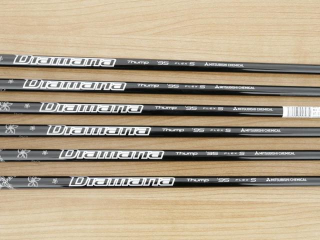 Iron set : Taylormade : **ของใหม่ ยังไม่แกะพลาสติก**ชุดเหล็ก Taylormade P770 Forged (รุ่นปี 2023 นุ่ม แน่น)  มีเหล็ก 5-Pw (6 ชิ้น) ก้านกราไฟต์ Mitsubishi Diamana Thump i95 Flex S