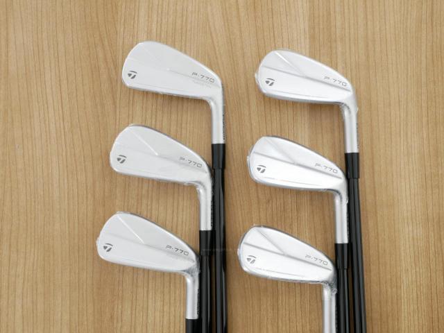 Iron set : Taylormade : **ของใหม่ ยังไม่แกะพลาสติก**ชุดเหล็ก Taylormade P770 Forged (รุ่นปี 2023 นุ่ม แน่น)  มีเหล็ก 5-Pw (6 ชิ้น) ก้านกราไฟต์ Mitsubishi Diamana Thump i95 Flex S