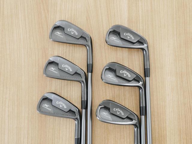 Iron set : Callaway : ชุดเหล็ก Callaway X Forged Star Black Limited (ออกปี 2021 หายากมากๆ) มีเหล็ก 5-Pw (6 ชิ้น) ก้านกราไฟต์ Fujikura MC 80 Flex R