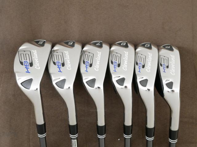 Iron set : Other Brand : ชุดเหล็กกระเทย Cleveland HB3 (ตีง่ายมากๆ) มีเหล็ก 5-Pw (6 ชิ้น) ก้านกราไฟต์ Flex R