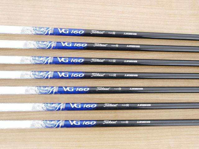 Iron set : Titleist : ชุดเหล็ก Titleist VG3 Type E Forged (Japan Spec. ตีง่ายและไกลมากๆ) มีเหล็ก 5-Pw,Aw (7 ชิ้น) ก้านกราไฟต์ Mitsubishi Rayon VG i60 Flex R