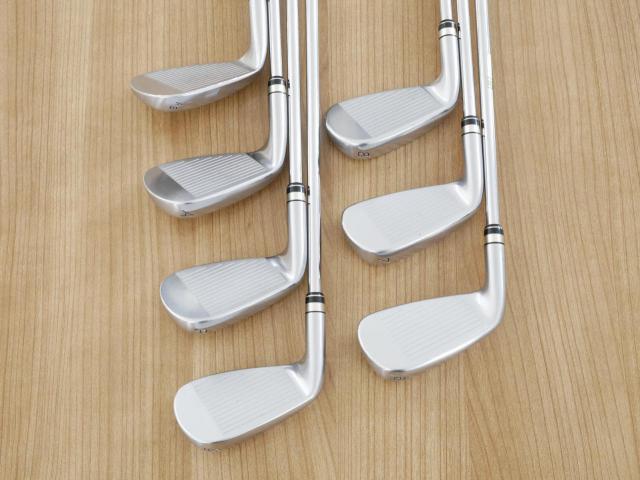 Iron set : PRGR : ชุดเหล็ก PRGR Egg PF Forged (รุ่นปี 2019 ตีง่ายและไกลมากๆ โกงสุดๆ) มีเหล็ก 6-Pw,Aw,As (7 ชิ้น) ก้านเหล็ก NS Pro 80 Flex SR