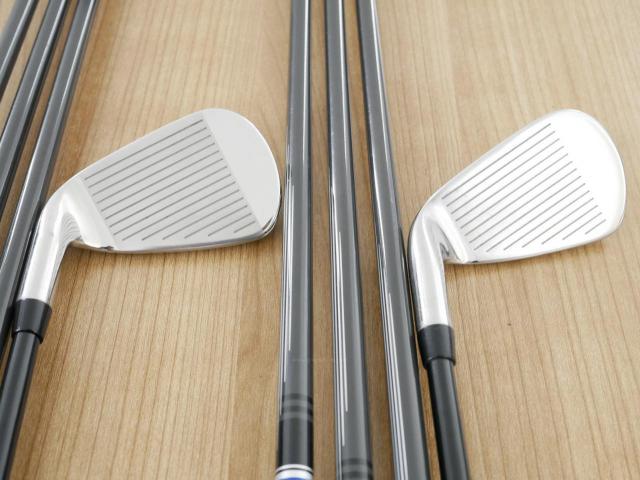 Iron set : Callaway : ชุดเหล็ก Callaway Paradym Ai Smoke HL (รุ่นล่าสุด ออกปี 2024 ตีง่ายมาก ไกล Japan Spec.) มีเหล็ก 6-Pw,Aw,Gw,Sw (8 ชิ้น) ก้านกราไฟต์ Mitsubishi TENSEI 50 Flex R