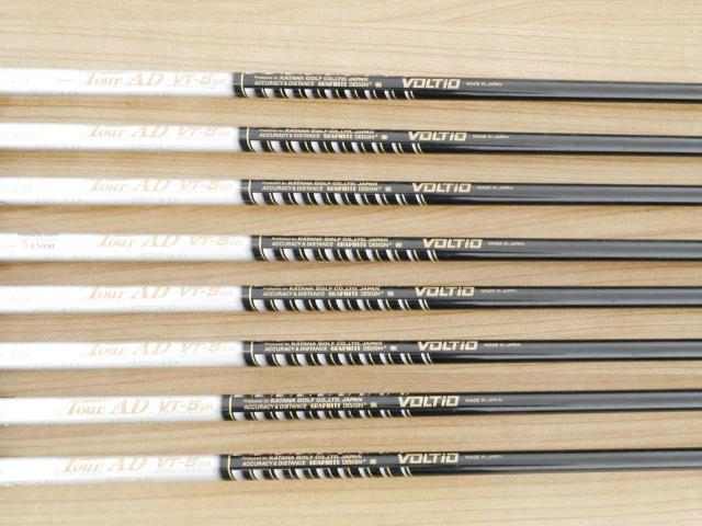 Iron set : Katana : ชุดเหล็ก Katana Voltio G (ตีง่าย ไกล) มีเหล็ก 5-Pw,Aw,Sw (8 ชิ้น) ก้านกราไฟต์ Tour AD VT-5 Flex SR