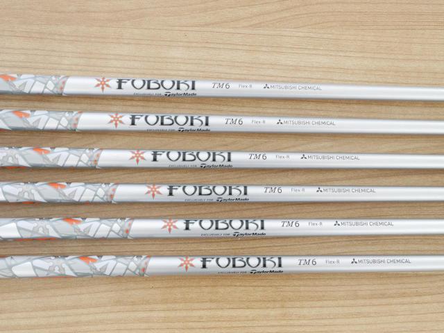 Iron set : Taylormade : ชุดเหล็ก Taylormade M6 (ออกปี 2019 Japan Spec) มีเหล็ก 5-Pw (6 ชิ้น) ก้านกราไฟต์ Mitsubishi FUBUKI TM6 Flex R