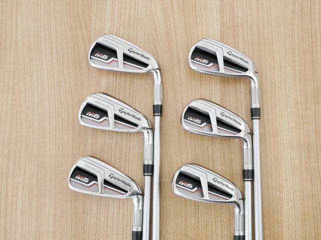 Iron set : Taylormade : ชุดเหล็ก Taylormade M6 (ออกปี 2019 Japan Spec) มีเหล็ก 5-Pw (6 ชิ้น) ก้านกราไฟต์ Mitsubishi FUBUKI TM6 Flex R