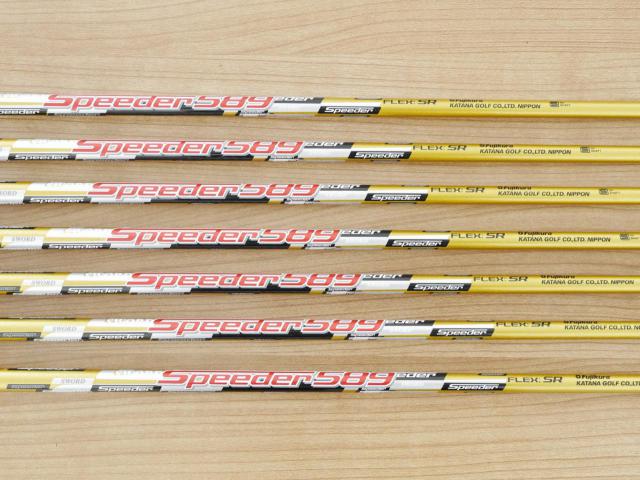 Iron set : Katana : ชุดเหล็ก Katana Sword ATC-589 (ตีง่าย ไกล) มีเหล็ก 6-Pw,Aw,Sw (7 ชิ้น) ก้าน Speeder 589 Flex SR