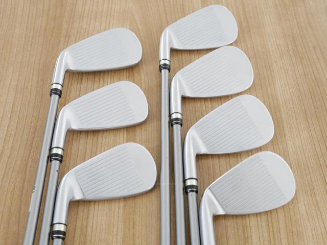 Iron set : PRGR : ชุดเหล็กกระเทย PRGR Egg PF Forged (รุ่นปี 2019 ตีง่ายและไกลมากๆ โกงสุดๆ) มีเหล็ก 6-Pw,Aw,As (7 ชิ้น) ก้านกราไฟต์ M-37 Flex R