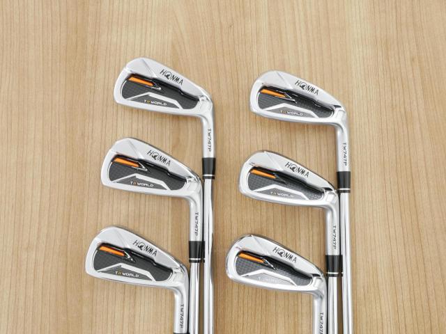 Iron set : Honma : ชุดเหล็ก Honma Tour World TW747P (ออกปี 2019) มีเหล็ก 5-10 (6 ชิ้น) ก้านเหล็ก NS Pro 950 Flex S