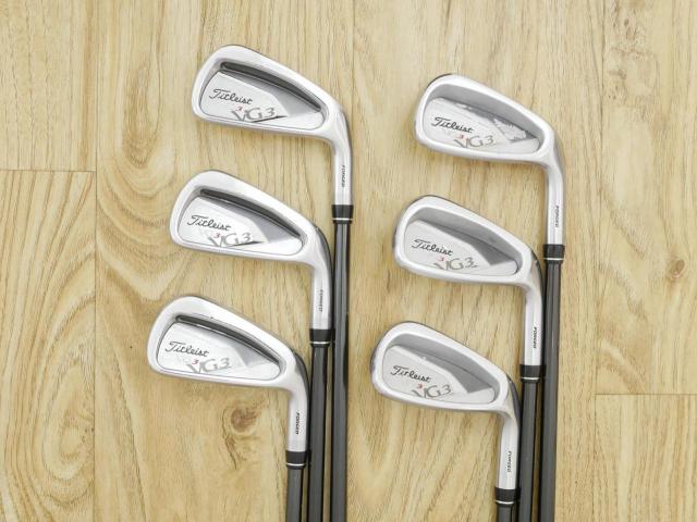 Iron set : Titleist : ชุดเหล็ก Titleist VG3 Forged (Japan Spec.) มีเหล็ก 5-Pw (6 ชิ้น) ก้านกราไฟต์ Fujikura Motore 6.0i Flex R