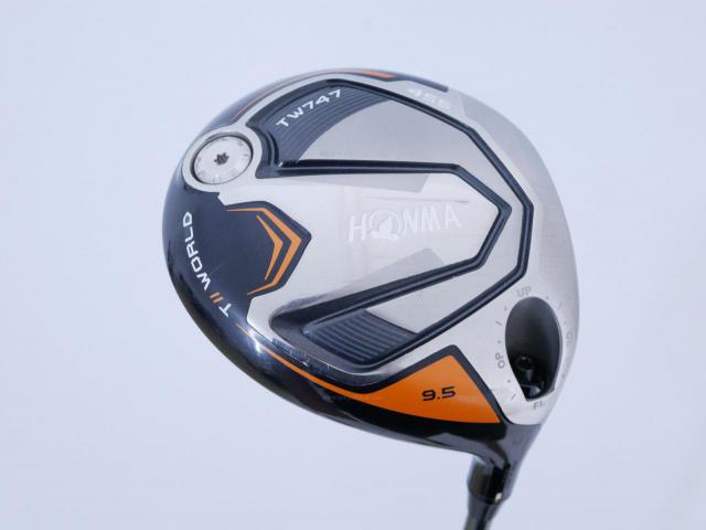 Driver : Honma : ไดรเวอร์ Honma Tour World TW747 455 (ออกปี 2019) Loft 9.5 ก้าน Honma Vizard 50 Flex S