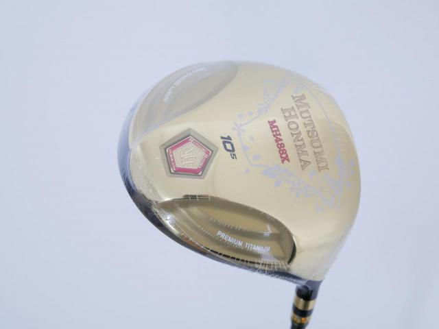 Driver : Other Brand : **ของใหม่ ยังไม่แกะพลาสติก** ไดรเวอร์ Mutsumi Honma MH488X (หัวขนาด 488cc. หน้าเด้งเกินกฏ) Loft 10.5 Flex R