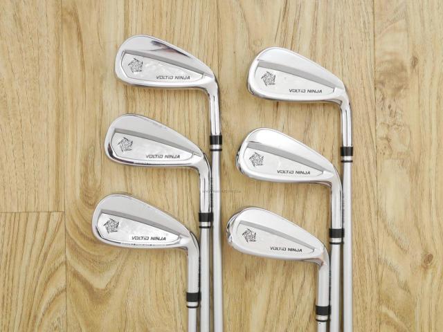 Iron set : Katana : ชุดเหล็ก Katana Voltio NINJA Hybrid Iron (ปี 2020 หน้าเด้ง ตีไกล) มีเหล็ก 6-Pw,As (6 ชิ้น) ก้านกราไฟต์ Fujikura Voltio 40 Flex SR