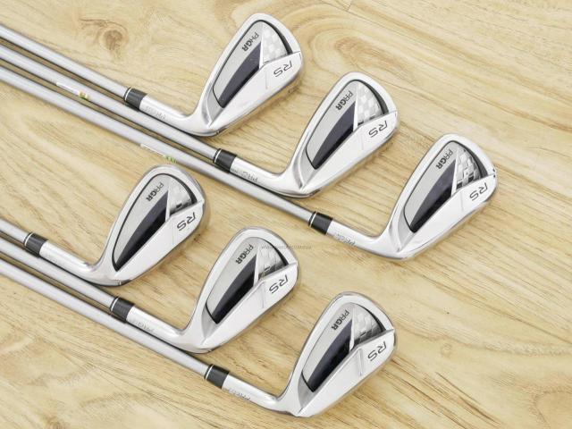 Iron set : PRGR : ชุดเหล็ก PRGR RS Titanium Face (ออกปี 2017 ตีไกล) มีเหล็ก 5-Pw (6 ชิ้น) ก้านกราไฟต์ M-37 (Flex R)