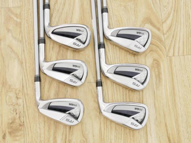 Iron set : PRGR : ชุดเหล็ก PRGR RS Titanium Face (ออกปี 2017 ตีไกล) มีเหล็ก 5-Pw (6 ชิ้น) ก้านกราไฟต์ M-37 (Flex R)