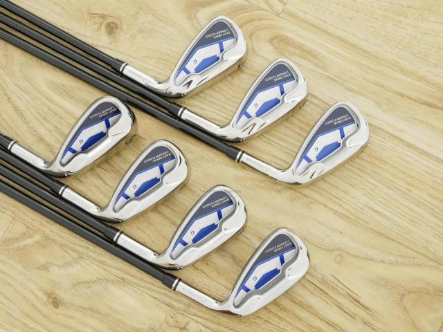 Iron set : Kasco : ชุดเหล็ก Kasco DIMPALS G7 (ใบใหญ่) มีเหล็ก 5-Pw,Sw (7 ชิ้น) ก้านกราไฟต์ Flex R