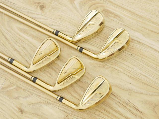 Iron set : Katana : ชุดเหล็ก Katana Voltio NINJA 880Hi Gold (รุ่นท็อปสุด ปี 2018 ตีง่าย ไกล สวยมากๆ) มีเหล็ก 6-Pw (5 ชิ้น) ก้านกราไฟต์ Fujikura Speeder 361 Flex R