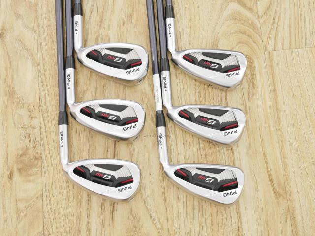 Iron set : Ping : ชุดเหล็ก Ping G410 (รุ่นปี 2019 Japan Spec. ใบใหญ่ ง่าย ไกล) มีเหล็ก 5-Pw (6 ชิ้น) ก้านกราไฟต์ ALTA J CB Flex R