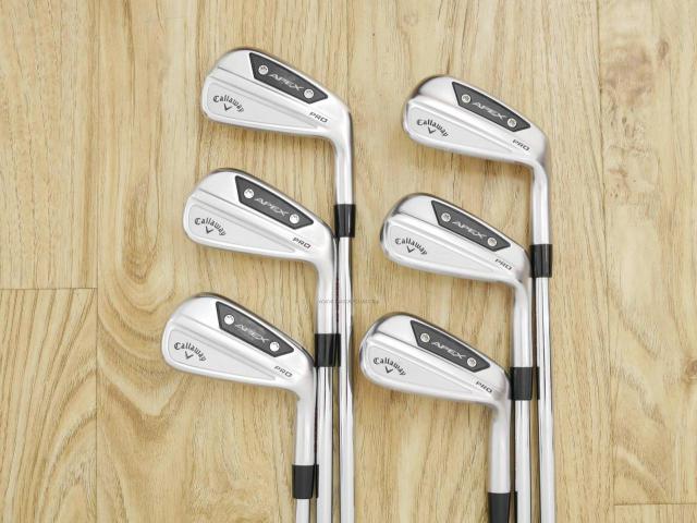 Iron set : Callaway : ชุดเหล็ก Callaway APEX Pro Forged (รุ่นล่าสุด ปี 2024) มีเหล็ก 5-Pw (6 ชิ้น) ก้านเหล็ก NS Pro Modus 115 Flex S