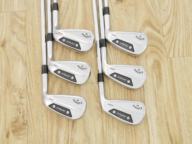 Iron set : Callaway : ชุดเหล็ก Callaway APEX Pro Forged (รุ่นล่าสุด ปี 2024) มีเหล็ก 5-Pw (6 ชิ้น) ก้านเหล็ก NS Pro Modus 115 Flex S