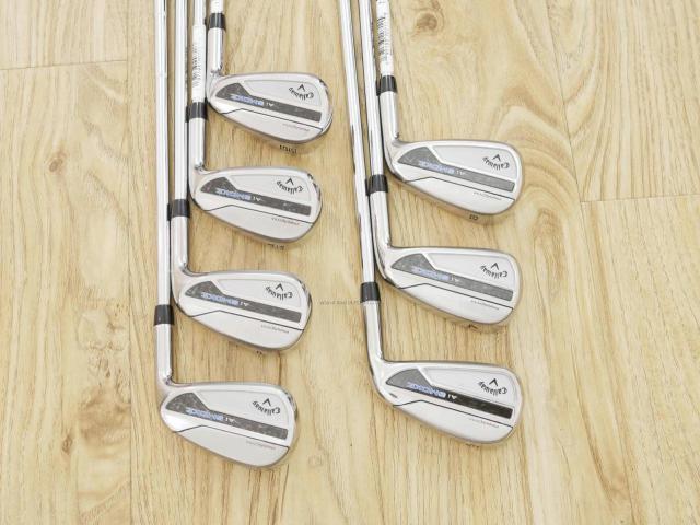 Iron set : Callaway : ชุดเหล็ก Callaway Paradym Ai Smoke (รุ่นล่าสุด ออกปี 2024 ตีง่ายมาก ไกล Japan Spec.) มีเหล็ก 6-Pw,Aw,Gw (7 ชิ้น) ก้านเหล็ก Dynamic Gold 105 R300